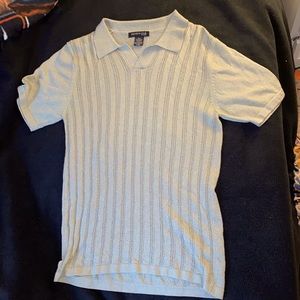 Kenneth Cole New York, size Small, beige shirt